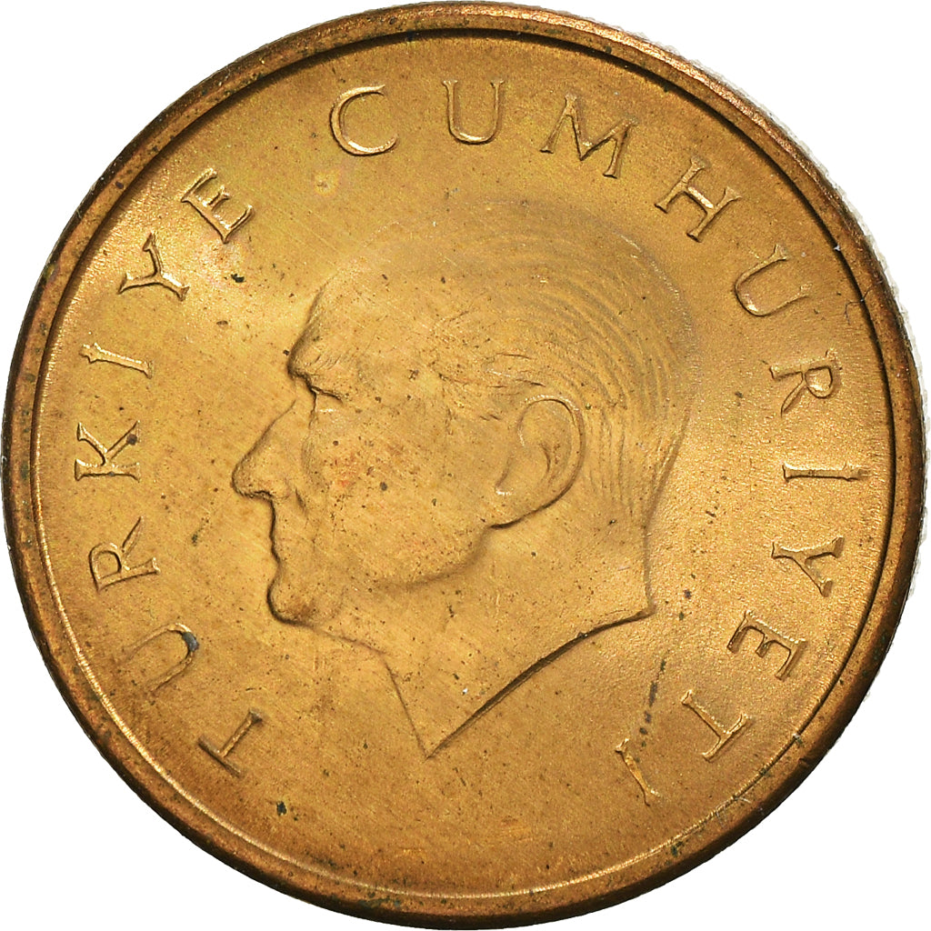 Coin, Turkey, 1000 Lira, 1995, MS(63), Bronze Clad Brass, KM:1028