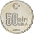 Munten, Turkije, 50000 Lira, 50 Bin Lira, 2001, Istanbul, ZF+