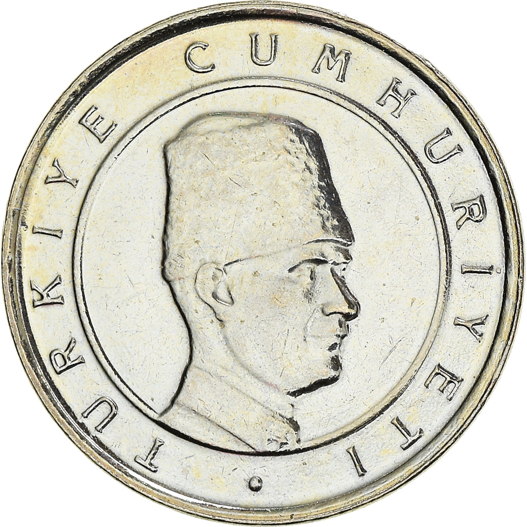 Coin, Turkey, 100000 Lira, 100 Bin Lira, 2001, Istanbul, AU(50-53)