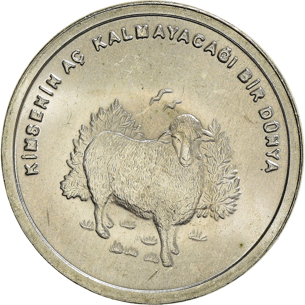 Coin, Turkey, 500 000 Lira, 2002, MS(65-70), Cupronickel