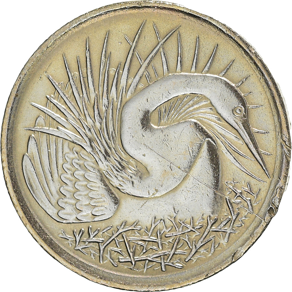 Moneda, Singapur, 5 Cents, 1972, Singapore Mint, MBC+, Cobre - níquel, KM:2