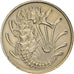 Coin, Singapore, 10 Cents, 1972, AU(50-53), Copper-nickel