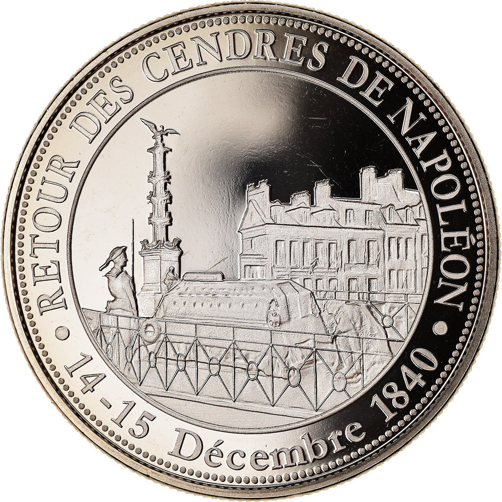 France, Medal, Napoléon Ier, Retour des cendres, MS(65-70), Copper-nickel