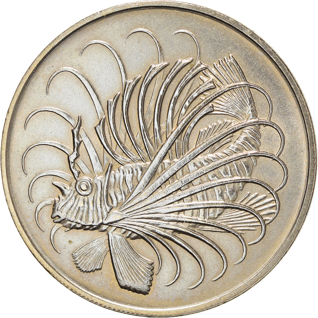 Moneda, Singapur, 50 Cents, 1972, Singapore Mint, EBC, Cobre - níquel, KM:5