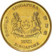Monnaie, Singapour, 5 Cents, 2002, Singapore Mint, SPL, Bronze-Aluminium, KM:99