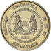 Coin, Singapore, 10 Cents, 2002, Singapore Mint, MS(63), Copper-nickel, KM:100