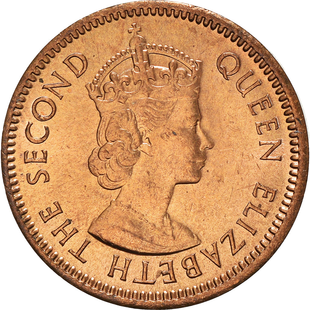 Coin, Mauritius, Elizabeth II, Cent, 1971, MS(63), Bronze, KM:31