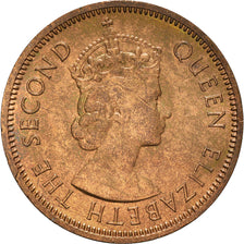 Münze, Mauritius, Elizabeth II, 2 Cents, 1975, VZ, Bronze, KM:32