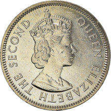 Coin, Mauritius, Elizabeth II, 1/2 Rupee, 1975, AU(55-58), Copper-nickel