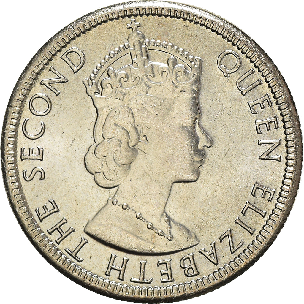 Münze, Mauritius, Elizabeth II, 1/4 Rupee, 1978, UNZ+, Kupfer-Nickel, KM:36