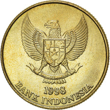 Coin, Indonesia, 50 Rupiah, 1998, MS(64), Aluminum-Bronze, KM:52