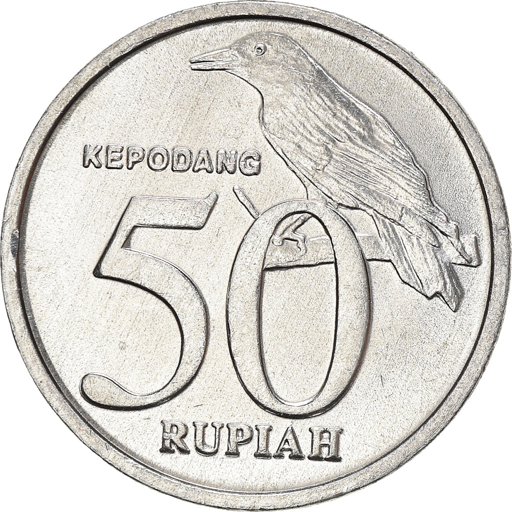 Coin, Indonesia, 50 Rupiah, 1999, MS(60-62), Aluminum, KM:60