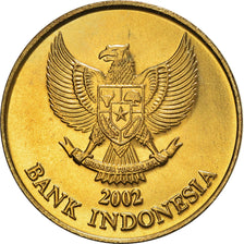 Coin, Indonesia, 500 Rupiah, 2002, MS(63), Aluminum-Bronze, KM:59