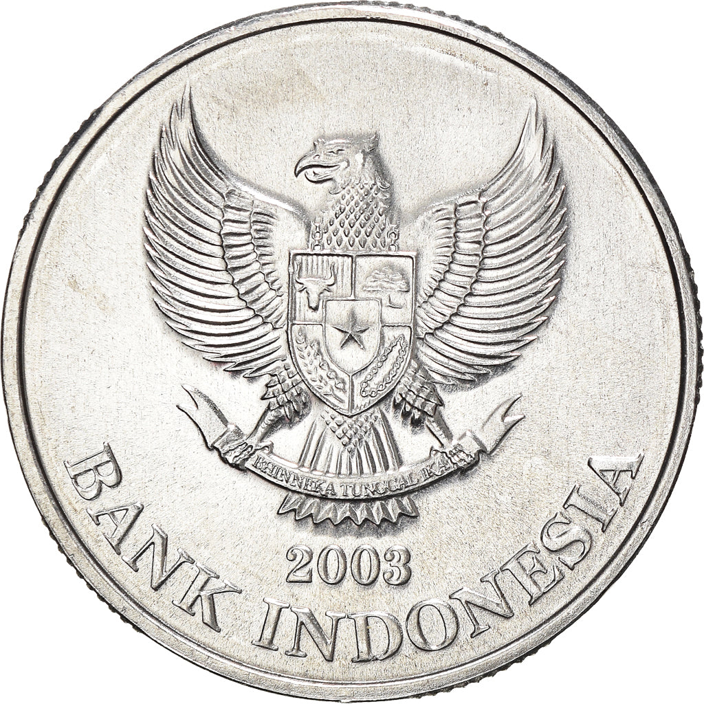 Moneta, Indonesia, 500 Rupiah, 2003, Perum Peruri, SPL+, Alluminio, KM:67