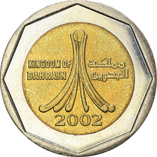 Moneta, Bahrein, Hamed Bin Isa, 500 Fils, 2002/AH1423, SPL, Bi-metallico, KM:27
