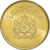 Coin, Morocco, al-Hassan II, 5 Santimat, 1987, Paris, MS(63), Aluminum-Bronze