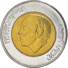 Coin, Morocco, al-Hassan II, 5 Dirhams, 1987, Paris, MS(64), Bi-Metallic, KM:82