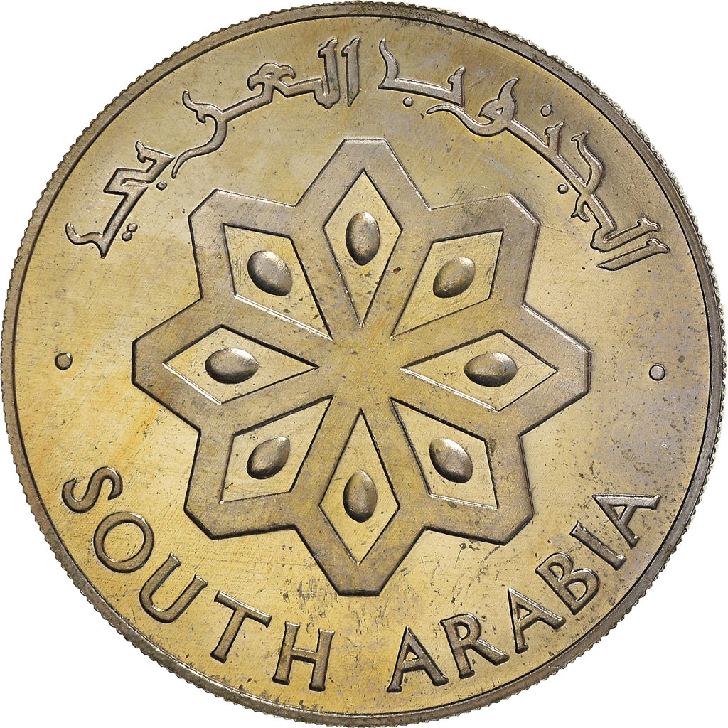 Coin, SOUTH ARABIA, 50 Fils, 1964, AU(55-58), Copper-nickel, KM:4