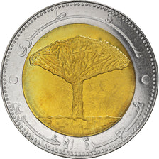 Coin, YEMEN REPUBLIC, 20 Rials, 2004, MS(63), Bi-Metallic, KM:29
