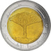 Coin, YEMEN REPUBLIC, 20 Rials, 2004, MS(63), Bi-Metallic, KM:29