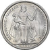 Coin, FRENCH OCEANIA, 2 Francs, 1949, MS(65-70), Aluminum, KM:3