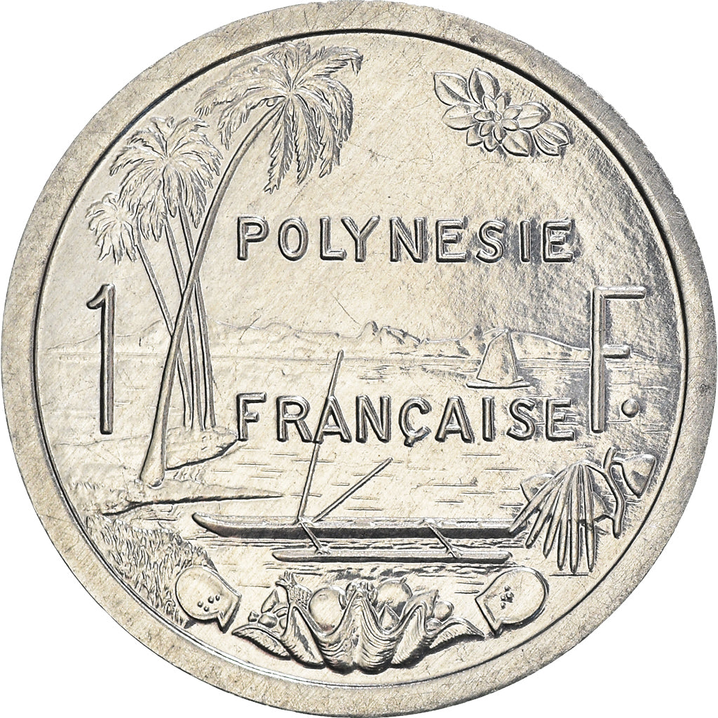 Coin, French Polynesia, Franc, 2001, Paris, MS(65-70), Aluminum, KM:11