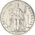 Coin, French Polynesia, 5 Francs, 2001, Paris, MS(64), Aluminum, KM:12