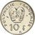 Munten, Frans Polynesië, 10 Francs, 2001, Paris, UNC, Nickel, KM:8