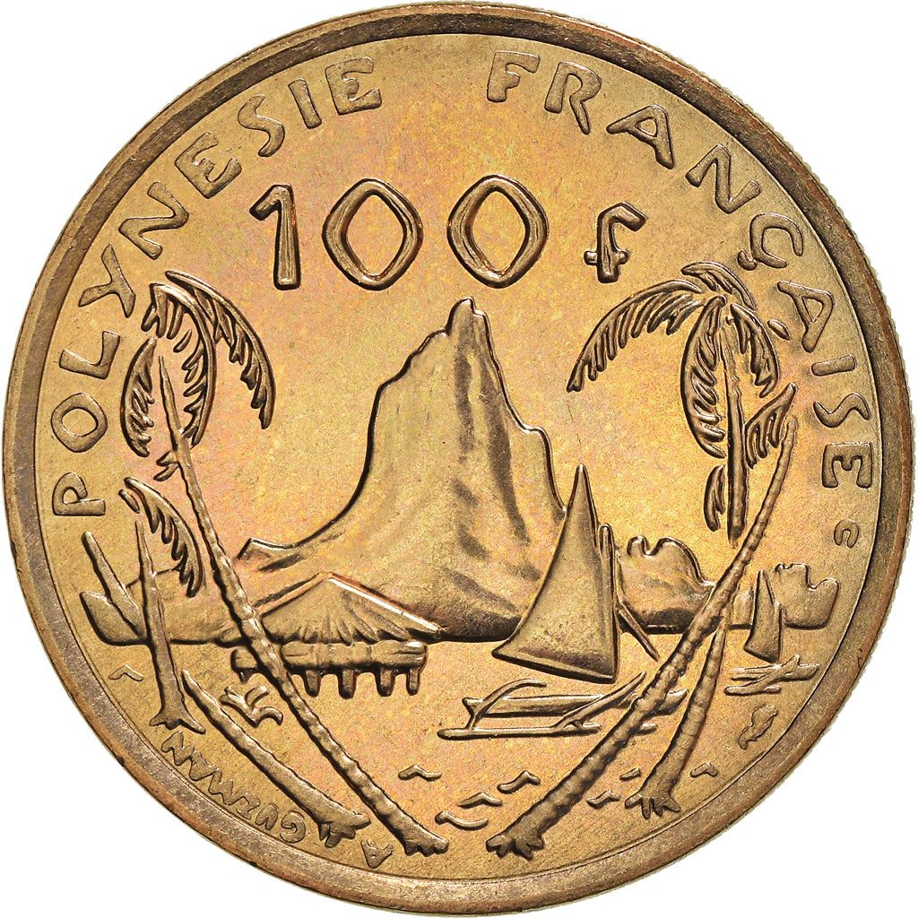 Coin, French Polynesia, 100 Francs, 2001, Paris, MS(64), Nickel-Bronze, KM:14