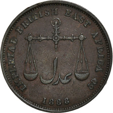 Coin, MOMBASA, Pice, 1888, Birmingham, EF(40-45), Bronze, KM:1.3