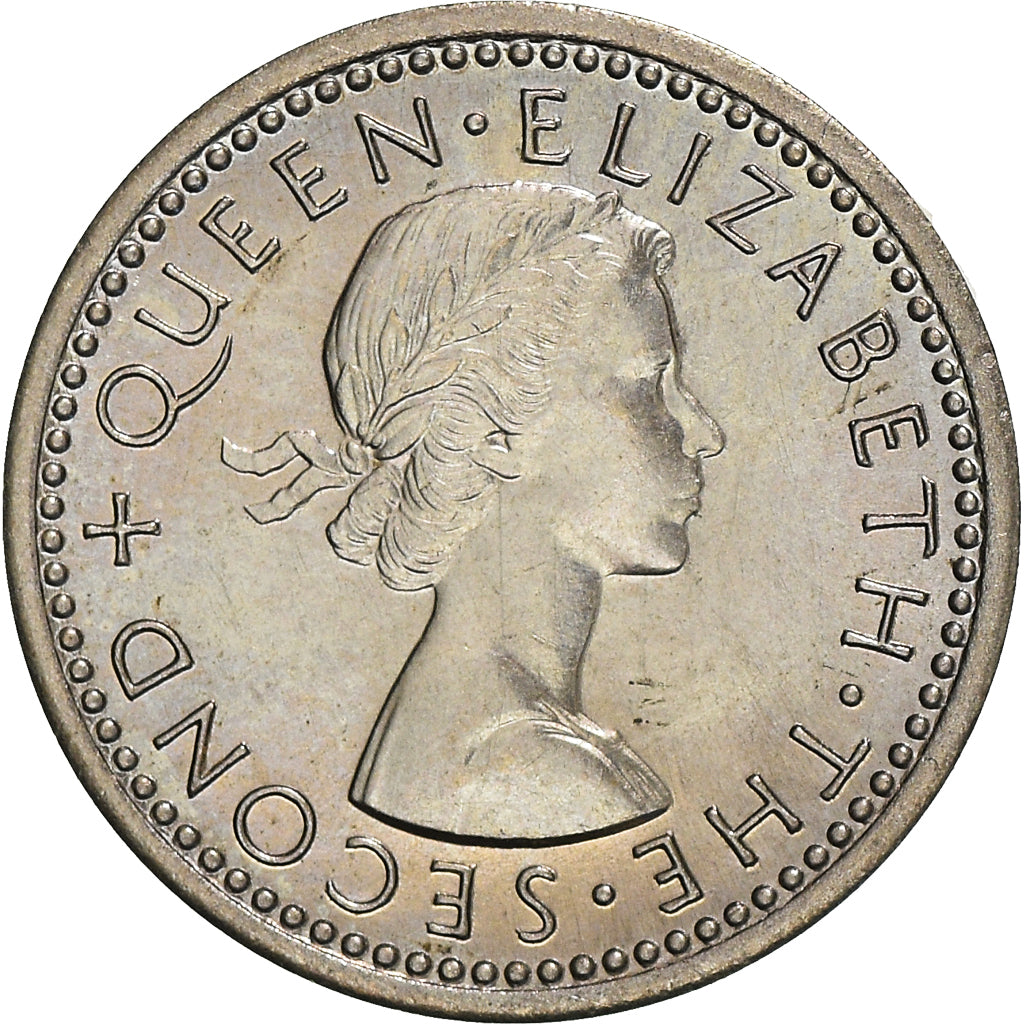 Coin, New Zealand, Elizabeth II, 3 Pence, 1965, MS(63), Copper-nickel, KM:25.2