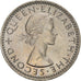 Coin, New Zealand, Elizabeth II, 6 Pence, 1965, MS(60-62), Copper-nickel