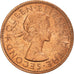 Münze, Neuseeland, Elizabeth II, Penny, 1965, VZ, Bronze, KM:24.2