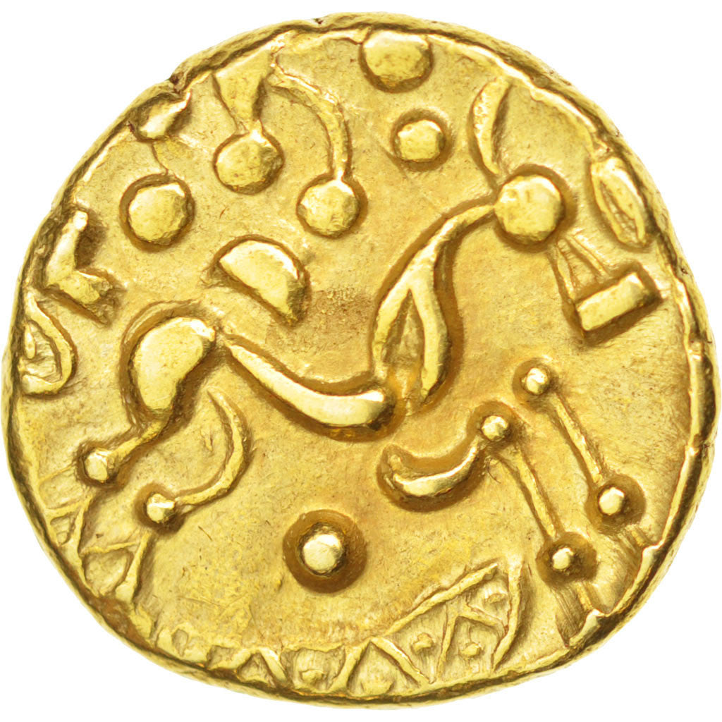Ambiani, Stater, AU(55-58), Gold, Delestré #161, 6.39
