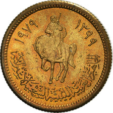 Münze, Libya, Dirham, 1979, UNZ, Brass Clad Steel, KM:18