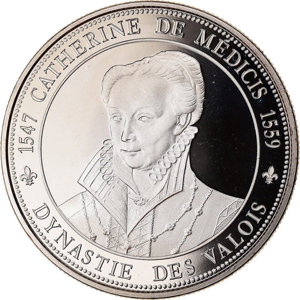 Francia, medaglia, Catherine de Médicis, History, FDC, Rame-nichel