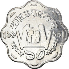 Münze, Bangladesh, 10 Poisha, 1994, VZ+, Aluminium, KM:11.2
