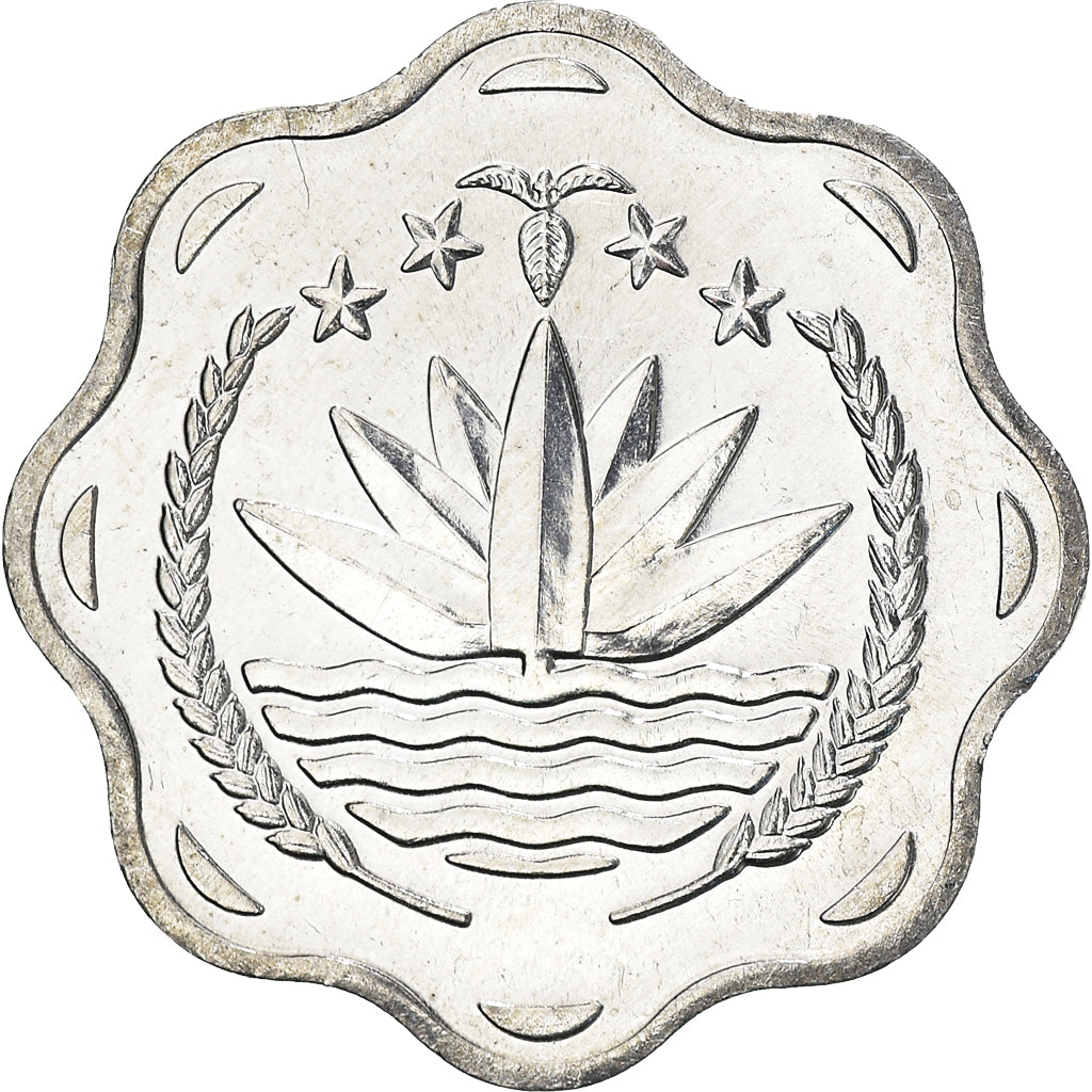 Monnaie, Bangladesh, 10 Poisha, 1994, SUP+, Aluminium, KM:11.2