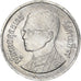 Coin, Thailand, Rama IX, Satang, 1991, MS(63), Aluminum, KM:186
