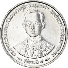 Coin, Thailand, Rama IX, Satang, 1996, MS(63), Aluminum, KM:342