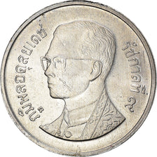 Coin, Thailand, Rama IX, 5 Satang, 1991, Royal Thai Mint, MS(63), Aluminum