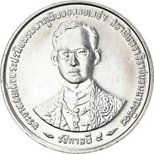 Coin, Thailand, Rama IX, 5 Satang, 1996, MS(63), Aluminum, KM:343