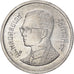 Coin, Thailand, Rama IX, 10 Satang, 1991, MS(64), Aluminum, KM:209
