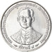 Coin, Thailand, Rama IX, 10 Satang, 1996, MS(63), Aluminum, KM:344