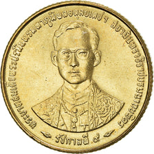 Moneta, Thailandia, Rama IX, 25 Satang = 1/4 Baht, 1996, SPL+, Alluminio-bronzo