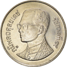 Munten, Thailand, Rama IX, Baht, 1991, UNC-, Cupro-nikkel, KM:183