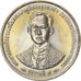 Coin, Thailand, Rama IX, Baht, 1996, MS(64), Copper-nickel, KM:330