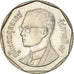 Coin, Thailand, Rama IX, 5 Baht, 1991, MS(64), Copper-Nickel Clad Copper, KM:219