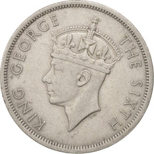 SOUTHERN RHODESIA, 1/2 Crown, 1950, KM #24, AU(50-53), Copper-Nickel, 32.3,...