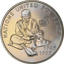 Coin, Afghanistan, 50 Afghanis, 1995, MS(65-70), Copper-nickel, KM:1026